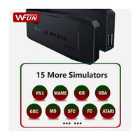 M8 Retro Game Console – 20,000+ Preloaded Classic Games, HDMI Output, Plug & Play with 2 Wireless Controllers