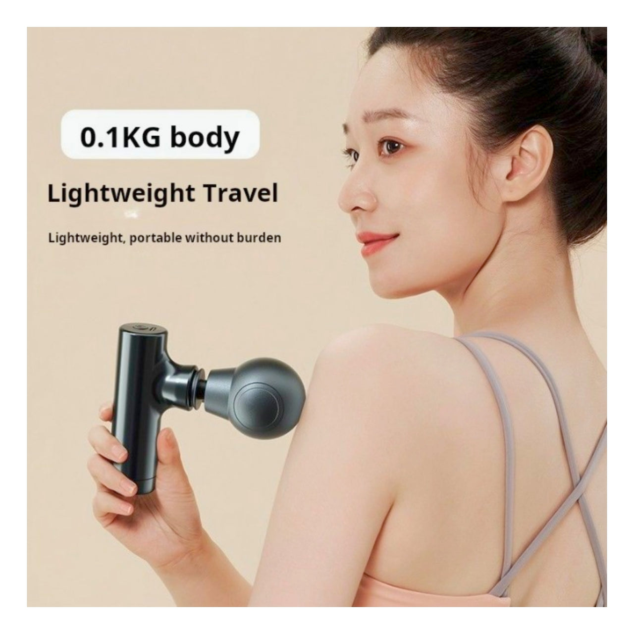 Mini Fascial Massage Gun | Portable Electric Massage Gun for Face & Body | Professional Deep Tissue Massager for Muscle Relaxation | Compact & Quiet for Gym, Office, and Home Use
