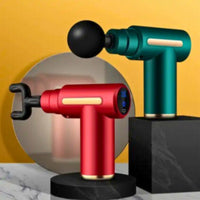 Mini Muscle Massage Gun – Professional Portable Massager with 6 Speeds, 4 Heads, Low Noise & Type-C Charging