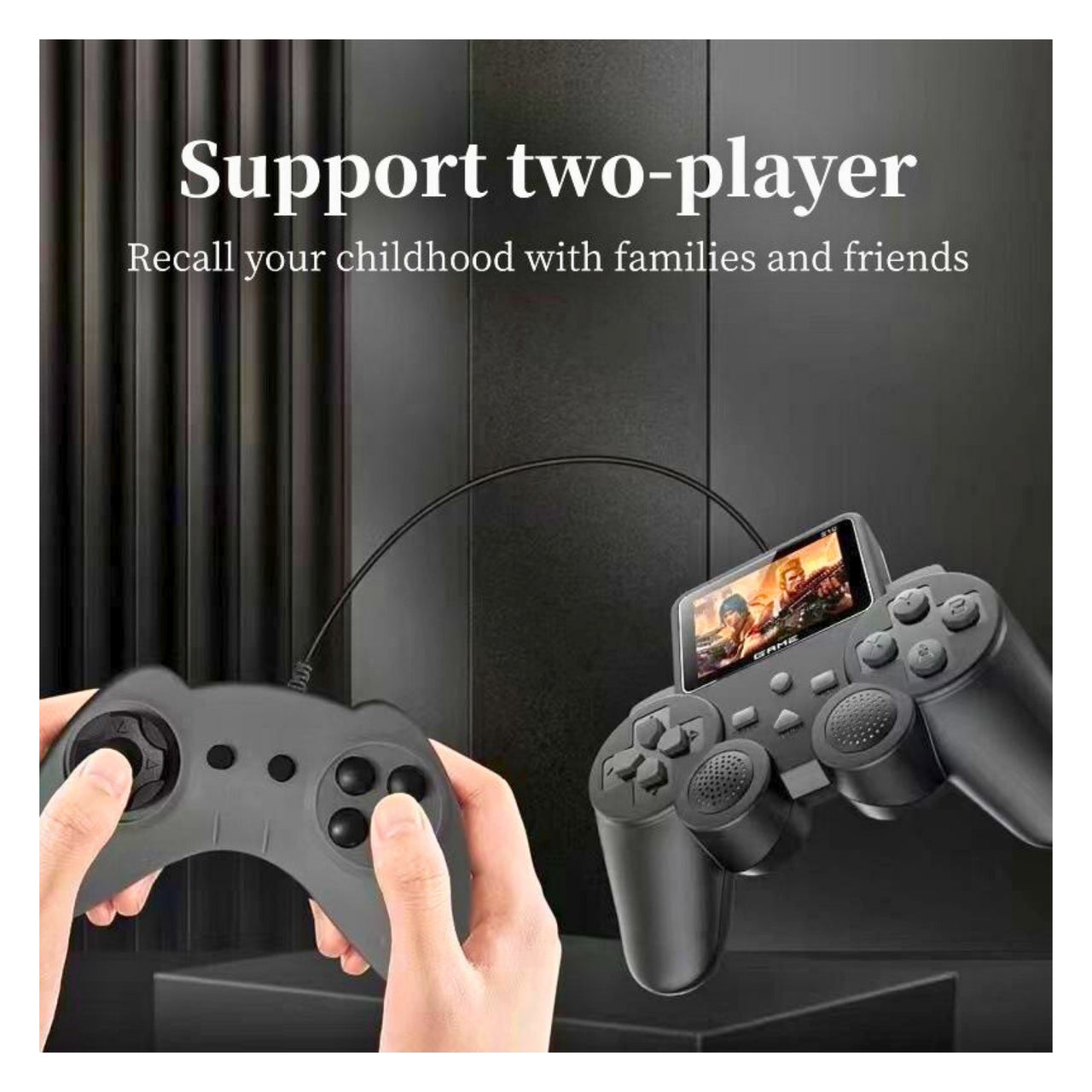 S10 Wireless Gamepad Controller with Built-in HD Color Display – Ergonomic Design for Smooth Gaming"