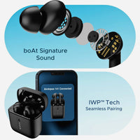 boAt Airdopes 141/148 True Wireless Bluetooth Earbuds with ENx Tech, Low Latency, 42Hrs Playtime, Fast Charge, IWP, IPX4 & Mic