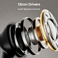 boAt Airdopes 207 TWS Earbuds – 50H Playtime, Quad Mics w/ ENx, Beast Mode 50ms Low Latency, ASAP Charge, BT v5.3