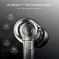 boAt Airdopes Supreme TWS Earbuds – 50H Playtime, 4 Mics with AI ENx, Multi-Point Connectivity, Bluetooth