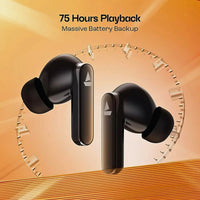 boAt Airdopes 301 TWS Earbuds | 75Hrs Playtime, Quad Mics ENx, Beast Mode 50ms, 10mm Drivers, ASAP Charge, BT v5.3, IPX5