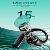 boAt Airdopes Progear Bluetooth Open-Ear Earbuds | Air Conduction Tech, 100Hrs Playback, 4 Mics AI-ENx, 15mm Drivers, Beast Mode 40ms, ASAP Charge