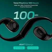boAt Airdopes Progear Bluetooth Open-Ear Earbuds | Air Conduction Tech, 100Hrs Playback, 4 Mics AI-ENx, 15mm Drivers, Beast Mode 40ms, ASAP Charge