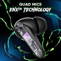 boAt Immortal 141 Gaming TWS Earbuds with RGB Lights, 40Hrs Playtime, ENx Tech Mics, Low Latency Mode, Fast Charge & Bluetooth v5.3