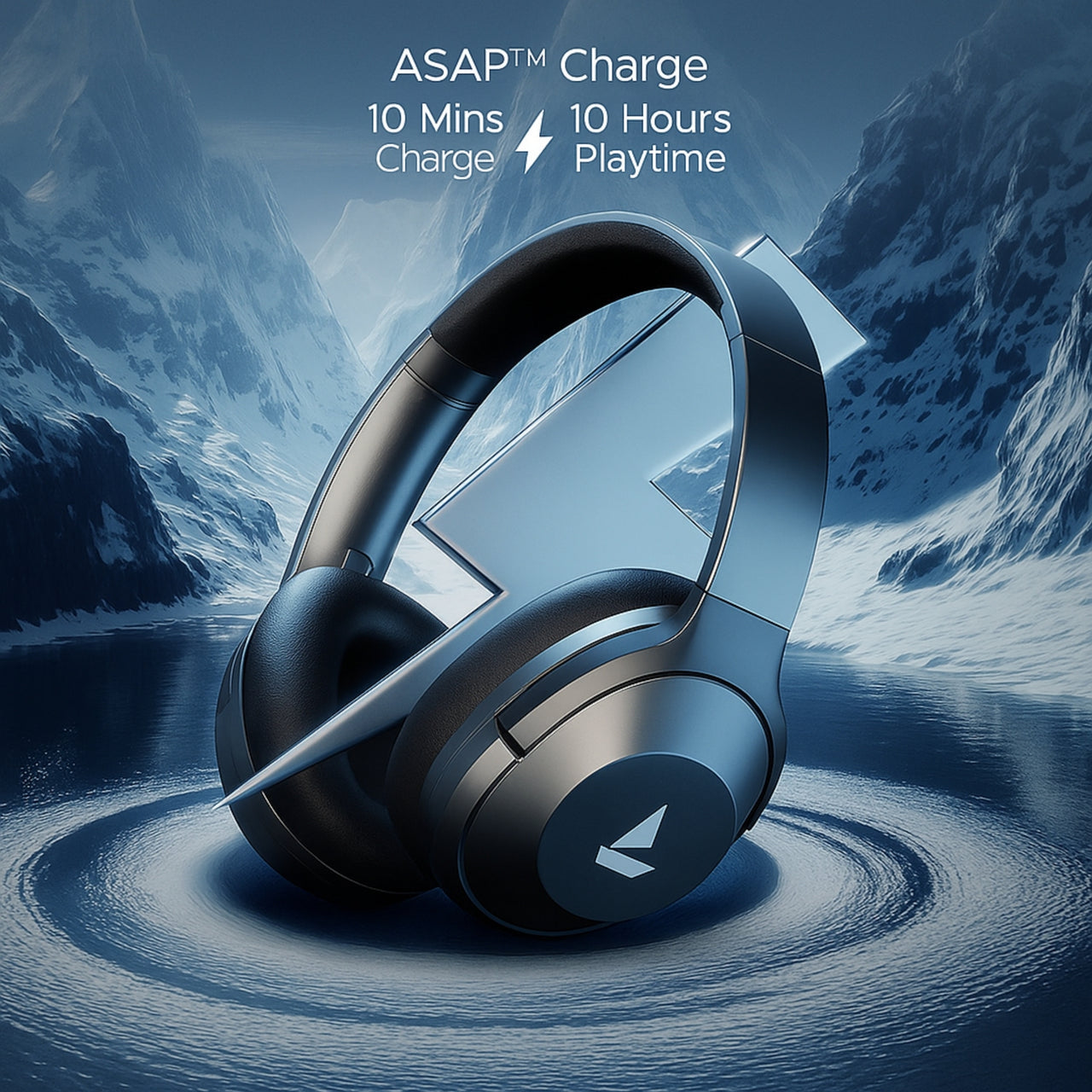 boAt Nirvana 751 ANC Wireless Headphones – 65H Playtime, Hybrid ANC, Fast Charge, Ambient Mode, Mic & Carry Pouch"