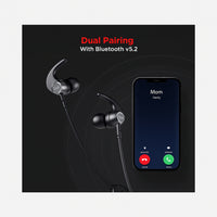boAt Rockerz 330 Pro Bluetooth Neckband | 60H Playtime, ASAP Charge, ENx Noise Cancellation, Dual Pairing, IPX5, with Mic