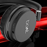 boAt Rockerz 400 Bluetooth On-Ear Headphones with Mic – 8H Playback, Powerful Sound & Soft Padded Ear Cushions